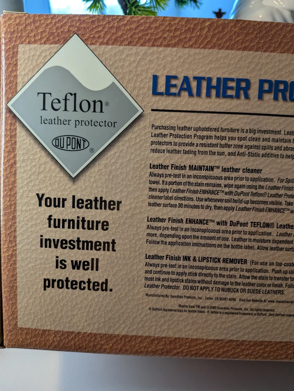 NIB Vintage Master Seal Leather Protection Program DuPont Teflon Care Kit Father - Picture 5 of 6